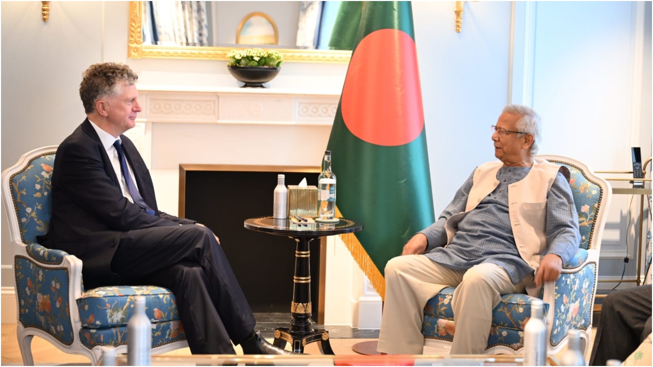 রোহিঙ্গা প্রত্যাবাসনে যুক্তরাজ্যের সহযোগিতা চাইলেন প্রধান উপদেষ্টা।