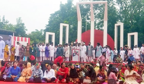 শহীদ মিনারে এনসিপির সমাবেশ শুরু