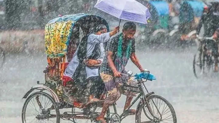 দেশের চার বিভাগে ভারী বৃষ্টিপাতের সতর্কতা, ৫ দিনের আবহাওয়ার পূর্বাভাস