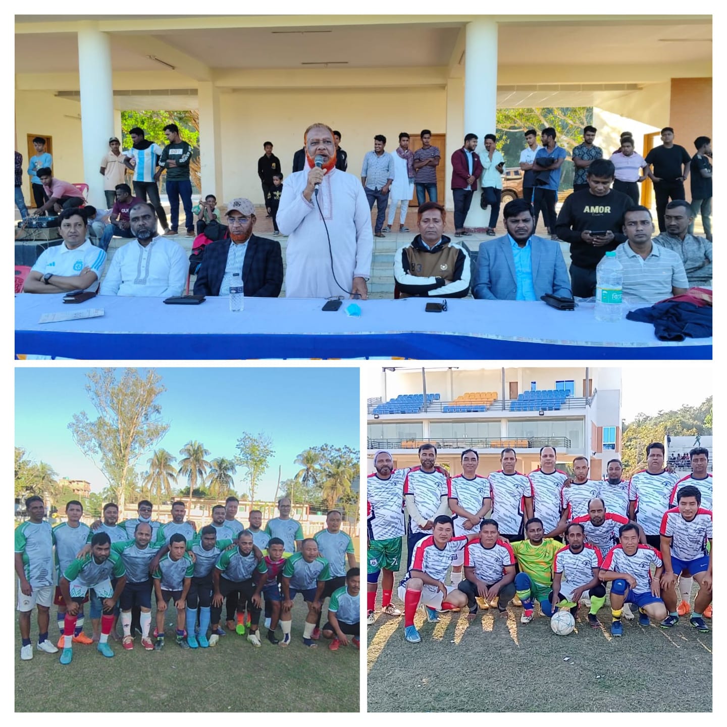 সোনালী অতীত বনাম দূরন্ত শৈশব প্রীতি ম্যাচ: বাঘাইছড়িতে সাবেক ফুটবলারদের মিলনমেলা