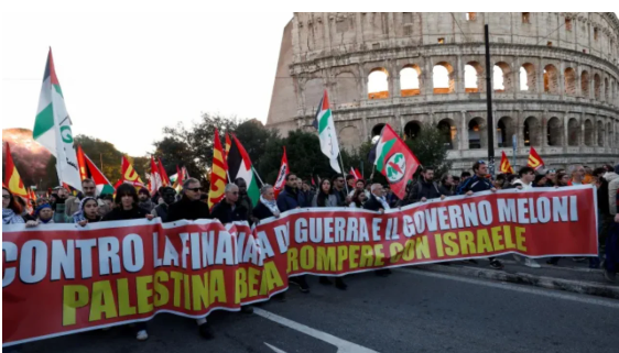 ইসরাইলের বিচার দাবিতে ইউরোপজুড়ে লাখো মানুষের বিক্ষোভ