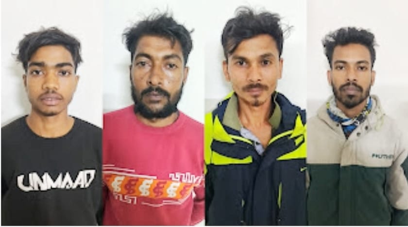 বাঘাইছড়িতে মাদকবিরোধী অভিযানে ইয়াবাসহ চারজন আটক