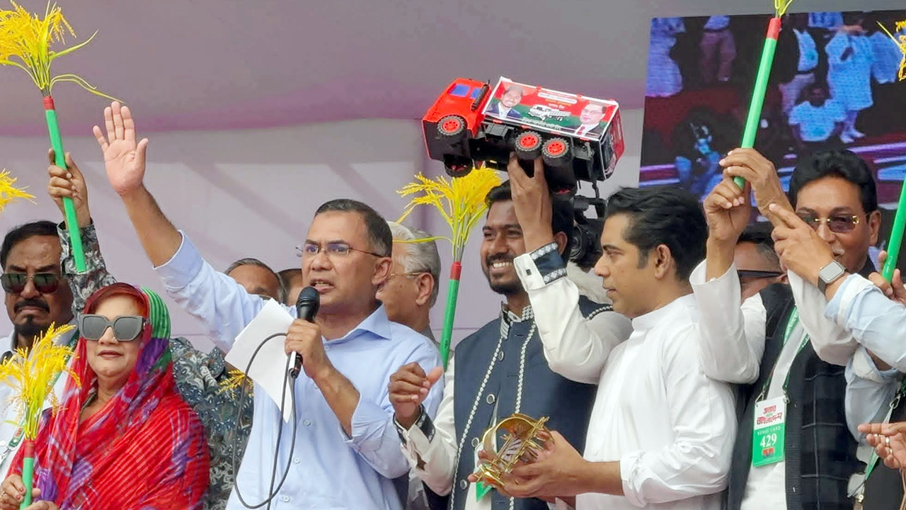 নুরকে বিজয়ী করে আনতে ভোটারদের প্রতি আহ্বান তারেক রহমানের