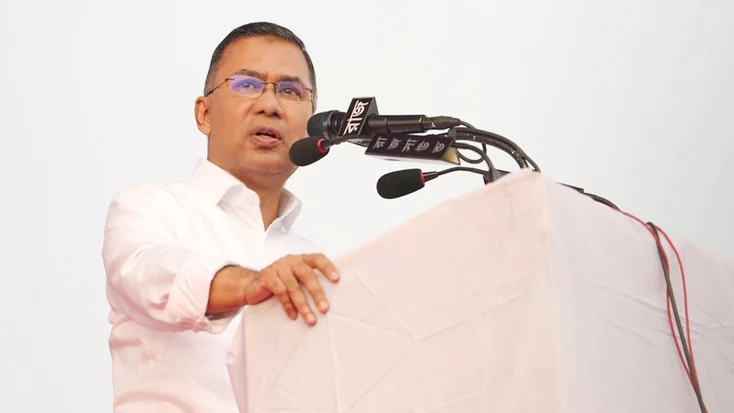 ২৩ বছর পর ঠাকুরগাঁওয়ে তারেক রহমান, নির্বাচনী সমাবেশে জনসমাগম