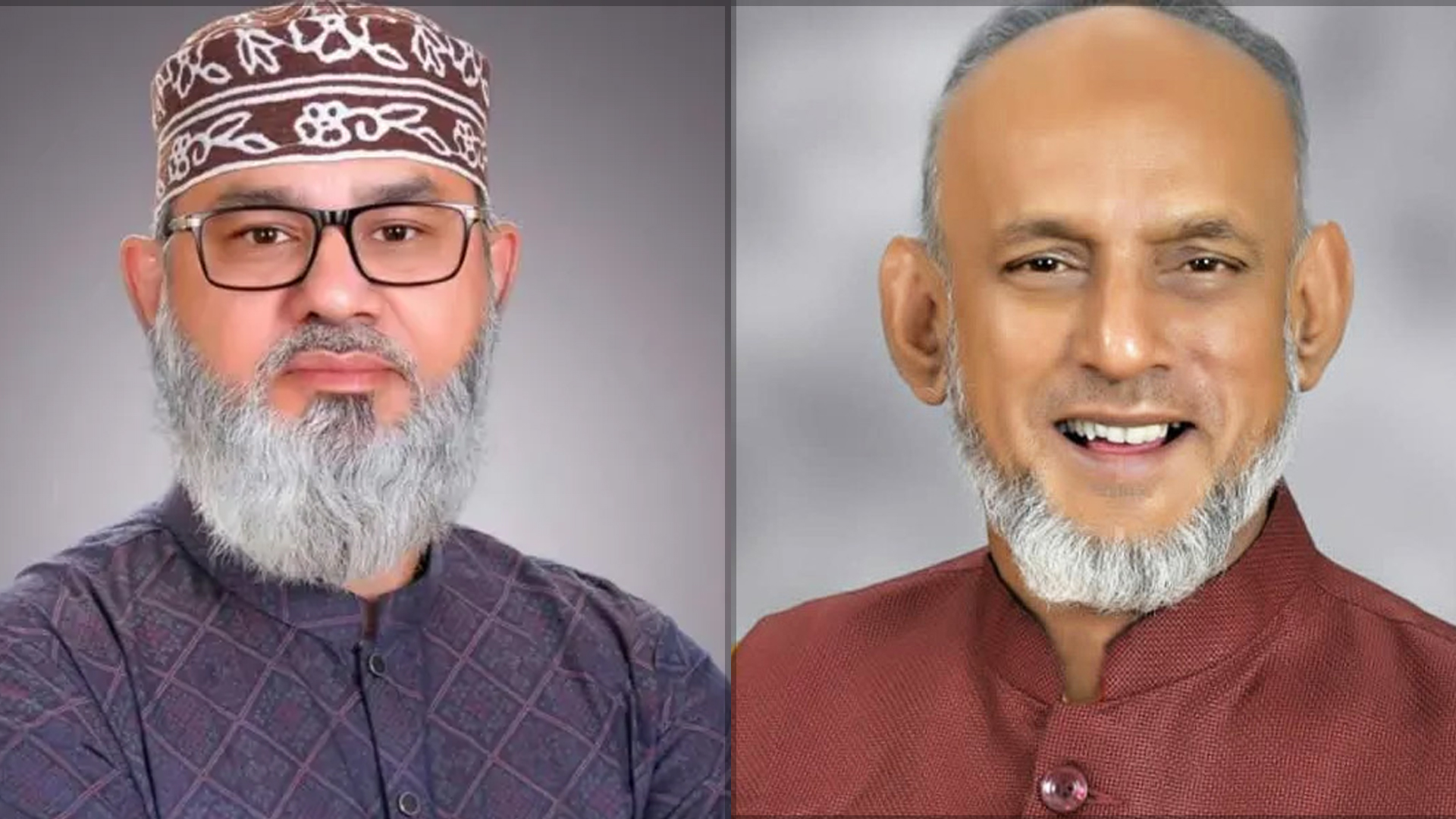 ধানের শীষ প্রার্থী আলমগীরের বাড়িতে ফুল নিয়ে গেলেন মাসুদ সাঈদী