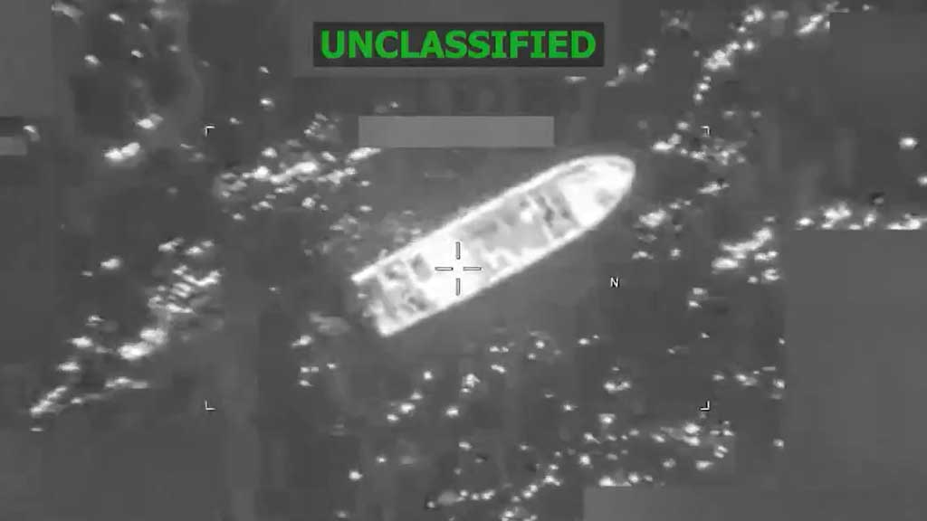 প্রশান্ত মহাসাগরে সন্দেহভাজন নৌযানে মার্কিন হামলা, নিহত ৩