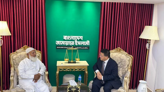 বিরোধী দলীয় নেতার সঙ্গে চীনের রাষ্ট্রদূতের শুভেচ্ছা সাক্ষাৎ