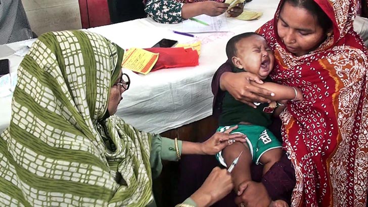 তিন দিনে হামের টিকা পেয়েছে ১৯ শতাংশ শিশু, বাড়ছে কার্যক্রমের গতি