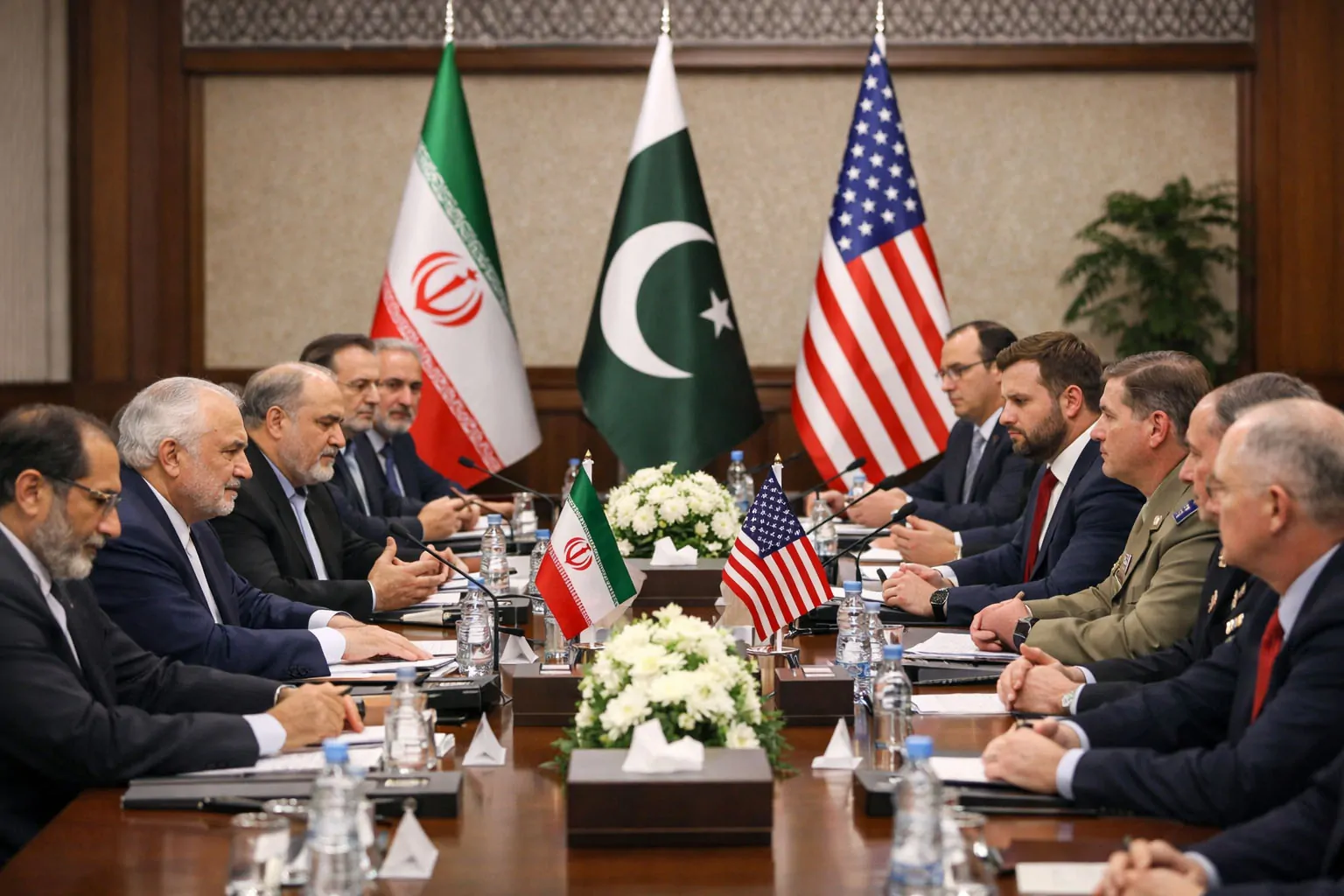 ইসলামাবাদে পাকিস্তানের প্রধানমন্ত্রীর সঙ্গে বৈঠকে ইরানি প্রতিনিধি দল