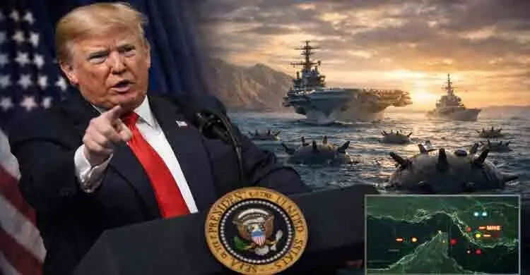 হরমুজে মাইন বসানো নিয়ে নৌবাহিনীকে ‘লক্ষ্য করে গুলি’ করার নির্দেশ ট্রাম্পের