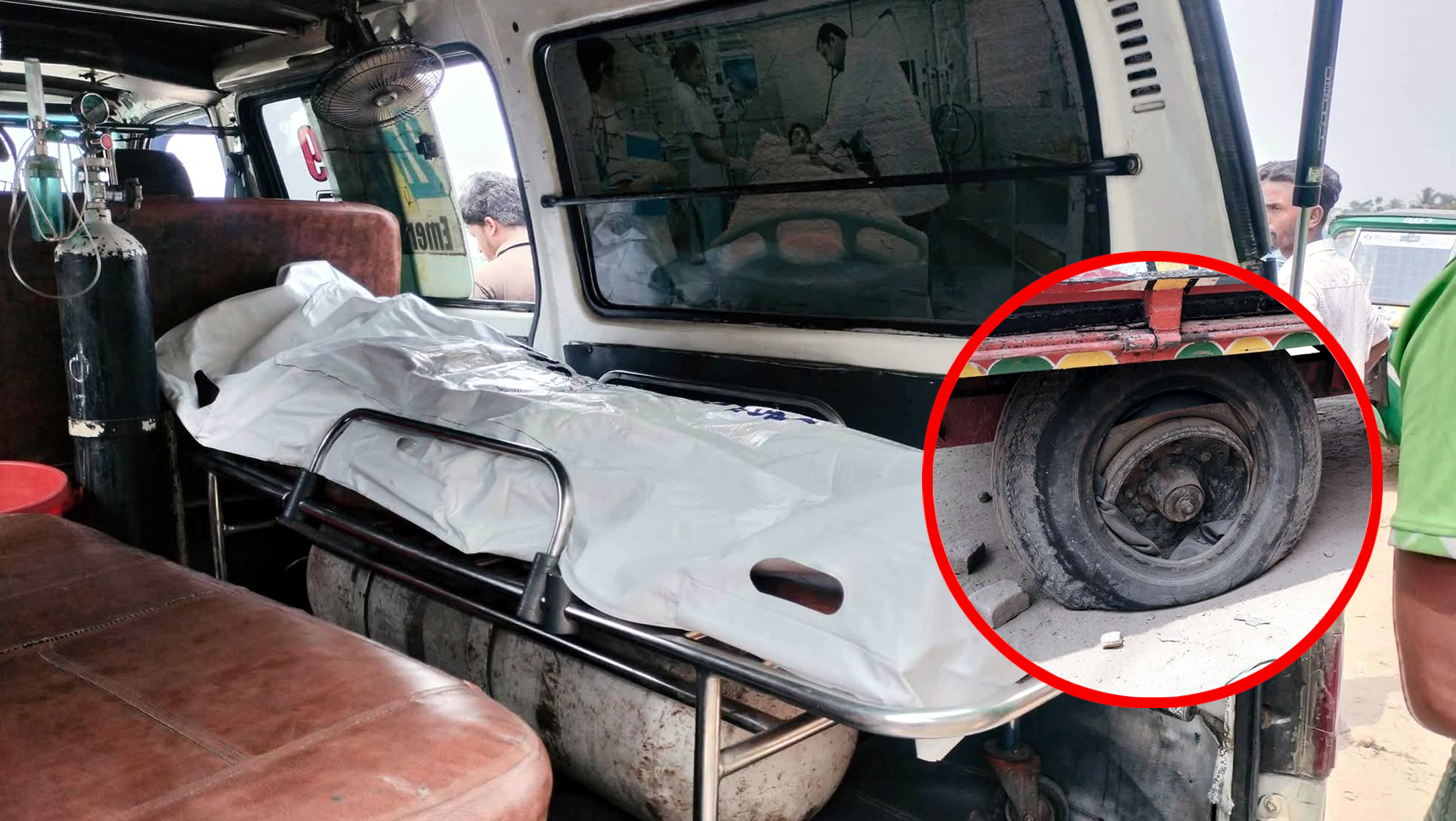 ট্রাক্টরের চাকা বিস্ফোরণে চালকের মর্মান্তিক মৃত্যু, দেবিদ্বারে শোকের ছায়া