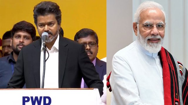  তামিলনাড়ুর মুখ্যমন্ত্রী বিজয়কে অভিনন্দন মোদির